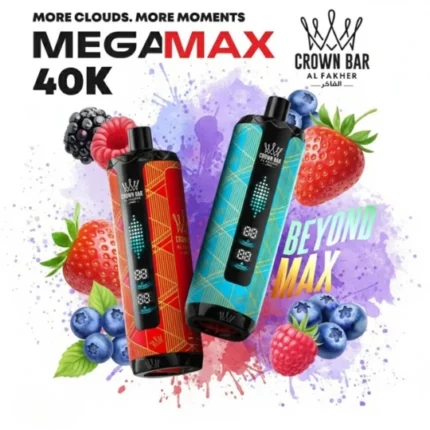 CROWNBAR Al Fakher 40K Puffs Disposable Vape – Mega Max 6mg Dubai
