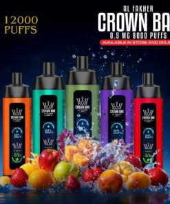 Al Fakher Disposable Vape 12000 Puffs – DTL Mesh Coil with Digital Display