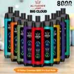 AlFakher 8000 Puffs Crown Bar Pro – Rechargeable Disposable Vape Dubai