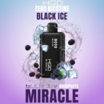 Black Ice HQD Miracle 8000 Puffs Zero Nicotine Disposable