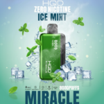 Ice Mint HQD Miracle 8000 Puffs Zero Nicotine Disposable