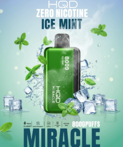 Ice Mint HQD Miracle 8000 Puffs Zero Nicotine Disposable