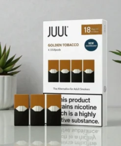 JUUL Golden Tobacco 18mg Pods 4 pack prefilled tobacco pods