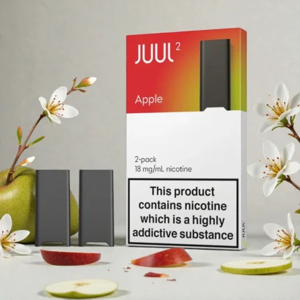 JUUL2 Apple Pod 18mg prefilled fruity apple vape pod UAE