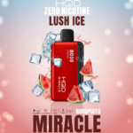 Lush Ice HQD Miracle 8000 Puffs Zero Nicotine Disposable