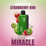 Strawberry Kiwi HQD Miracle 8000 Puffs Zero Nicotine (0%) Disposable