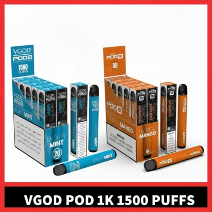 VGOD Pod 1K Disposable Vape – 1500 Puffs 20mg & 50mg