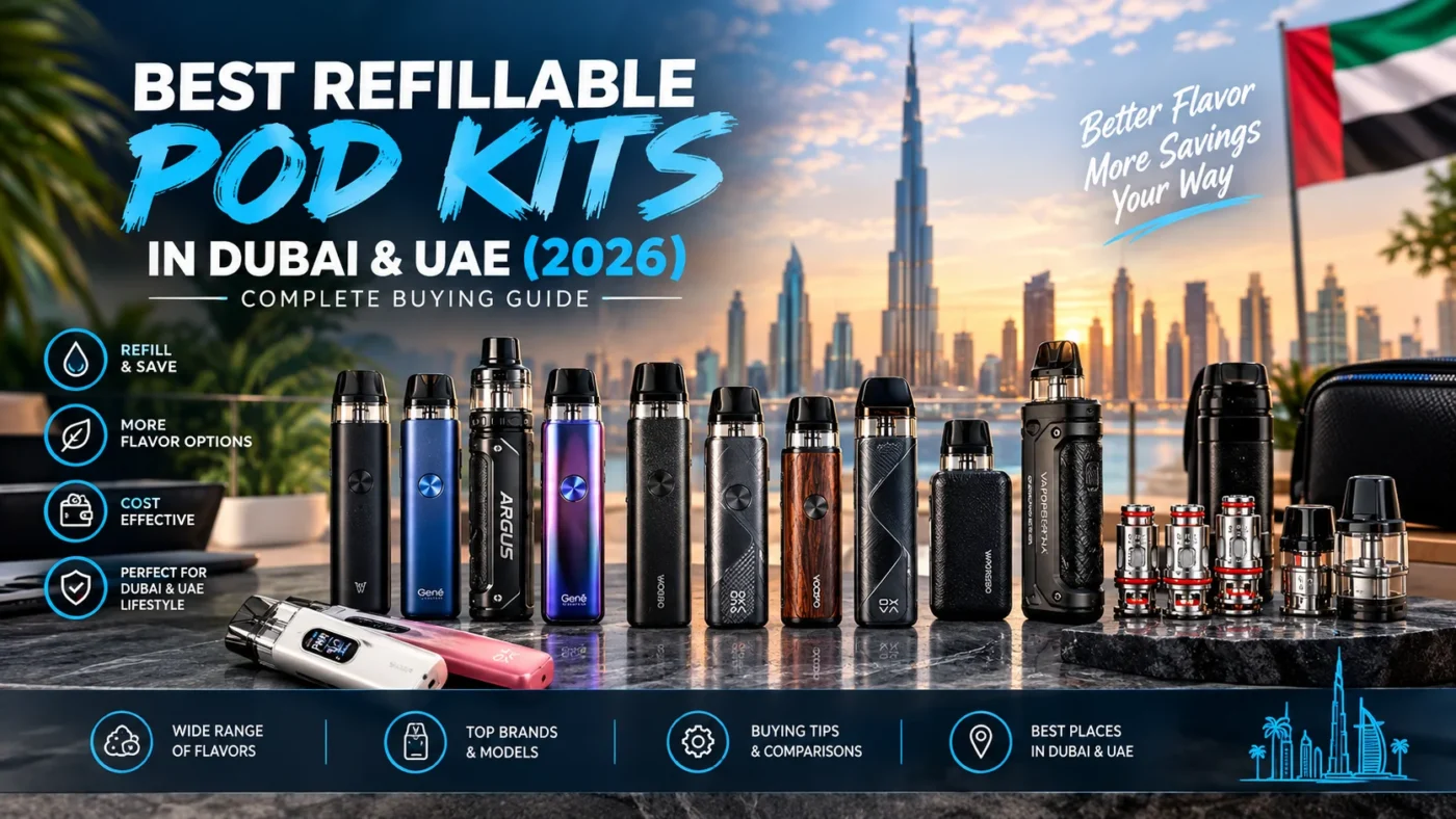 Best Refillable Pod Kits in Dubai & UAE (2026): Complete Buying Guide