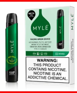 Myle V5 Racing Green Meta Device – Rechargeable Closed Pod System