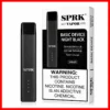 SPRK Vapor Device Night Black – Rechargeable Closed Pod System
