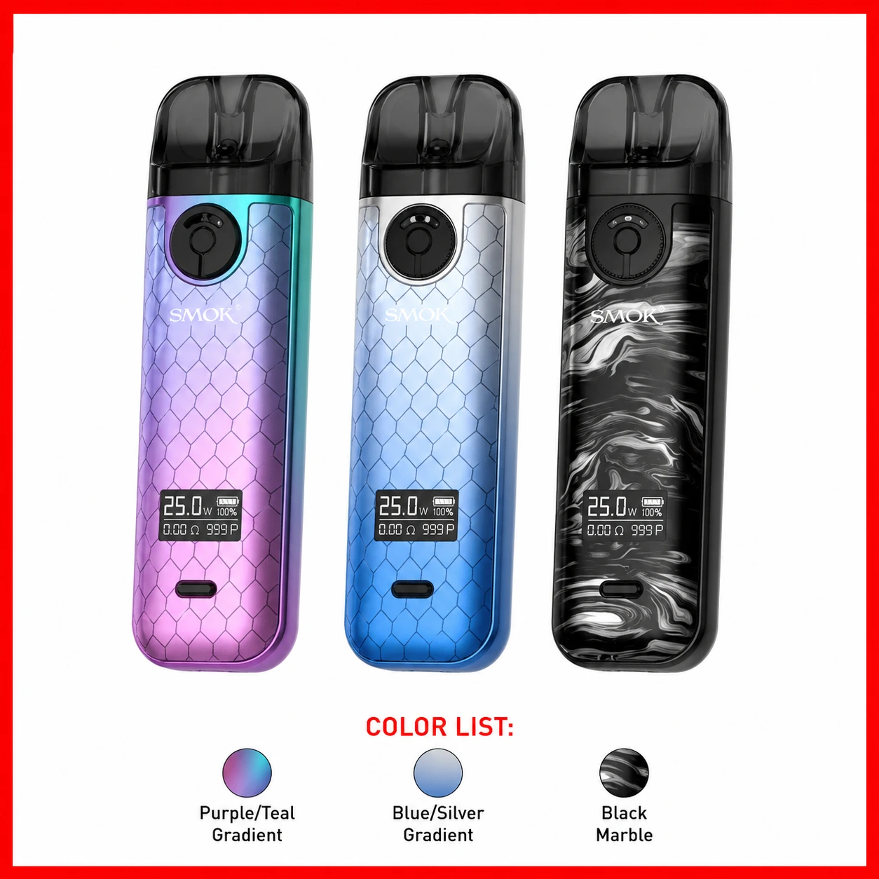 Smok Novo 4 Kit – Compact 25W Pod Vape