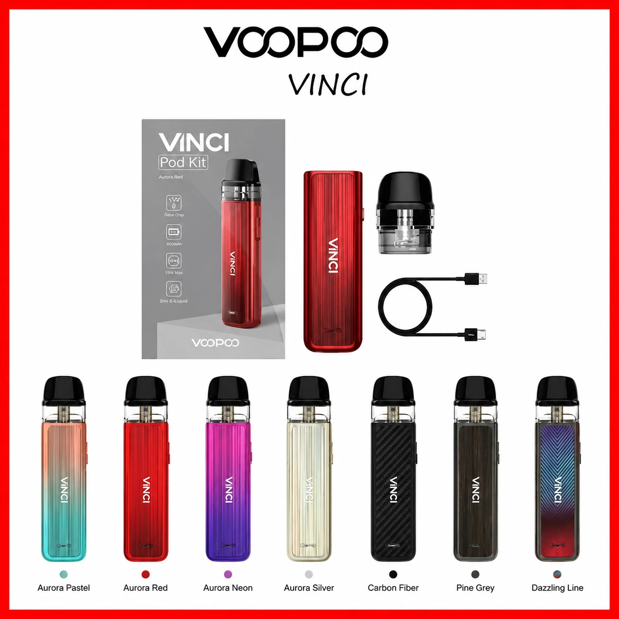 VOOPOO VINCI Pod System Kit 800mAh – Vape Dubai