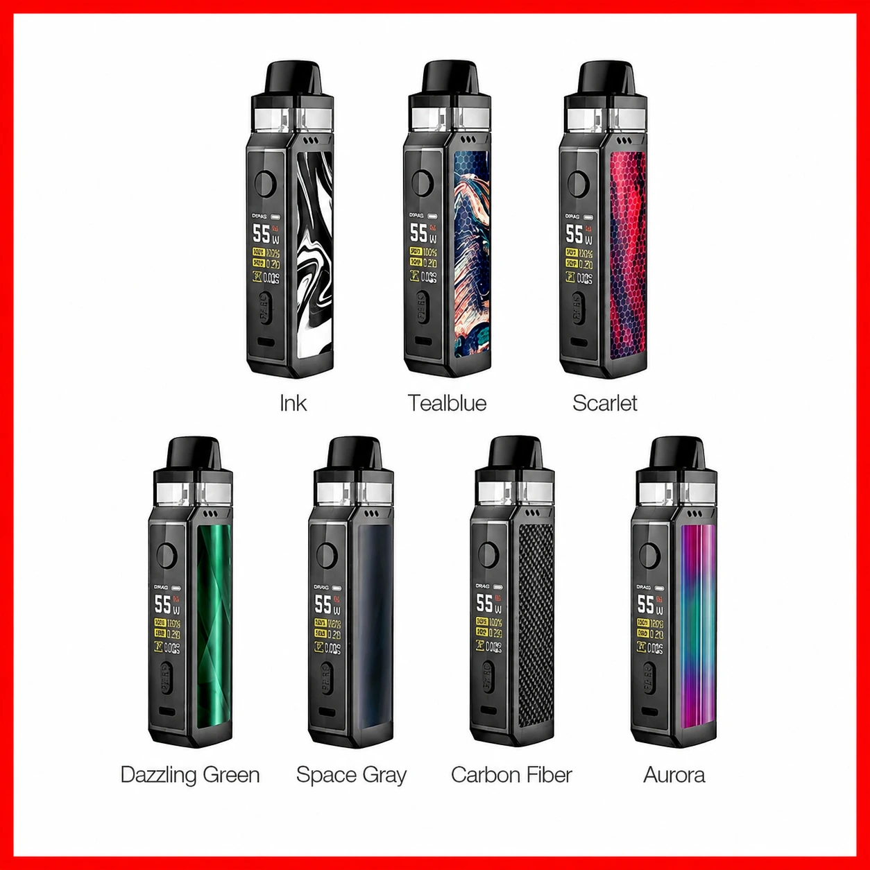 VOOPOO Vinci X Mod Pod Kit – 70W Single Battery Vape Device