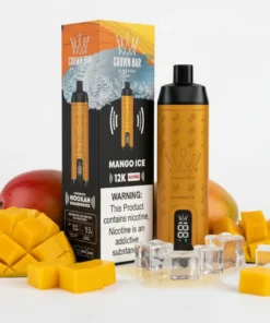 Al Fakher Crown Bar 12000 Puffs – Mango Ice Disposable Vape
