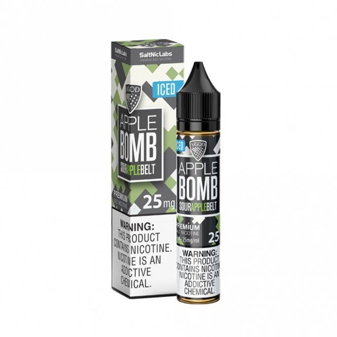 Apple Bomb Iced by VGOD Salt Nic 30 ml Sour Apple and Mint