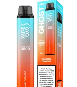 Caramel Tobacco Vape Bar Ghost Pro 20mg 3500 Puffs — Disposable Vape in Dubai