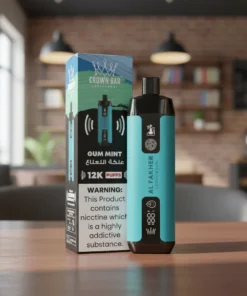 Al Fakher Crown Bar 12000 Puffs – Gum Mint Disposable Vape
