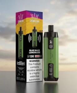 Crown Bar Al Fakher 12000 Puffs – Blue Razz Lemonade Disposable Vape