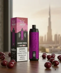 Crown Bar Al Fakher 12000 Puffs – Cherry Fiesta Disposable Vape