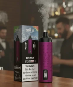 Crown Bar Al Fakher 12000 Puffs – Lush Ice Disposable Vape