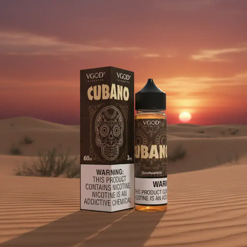 Cubano by VGOD – 60mL (3 mg) Vape Juice – Silver, Brown, and Black Variants