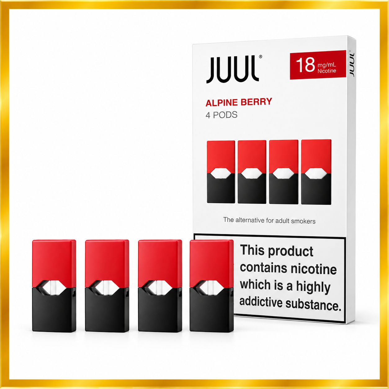 JUUL Alpine Berry Pods (4 Pack) in Dubai UAE