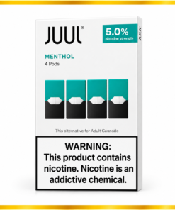 Juul Mint Pods 5% 50mg Nicotine 200 Puffs (4 Pods)