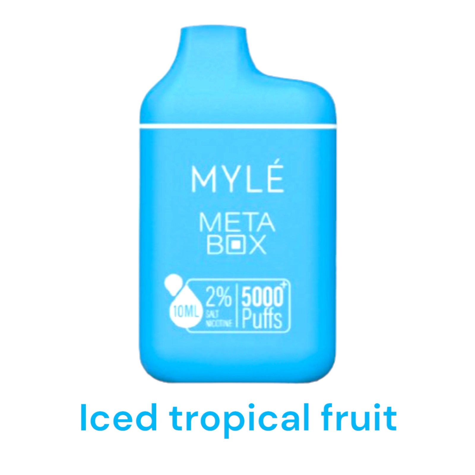 MYLE META BOX ICED TROPICAL FRUIT 5000 PUFFS 20MG