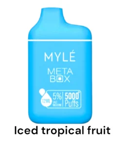 MYLE META BOX ICED TROPICAL FRUIT 5000 PUFFS