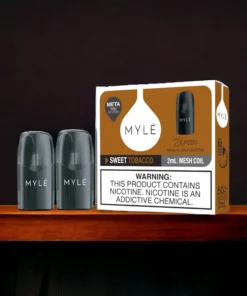 Myle V5 Sweet Tobacco Meta Pods pack of two (2) disposable magnetic