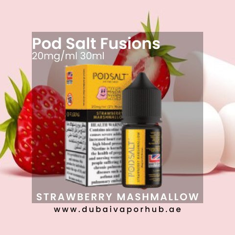 Pod Salt Fusions Strawberry Marshmallow 20 mg 30 ml