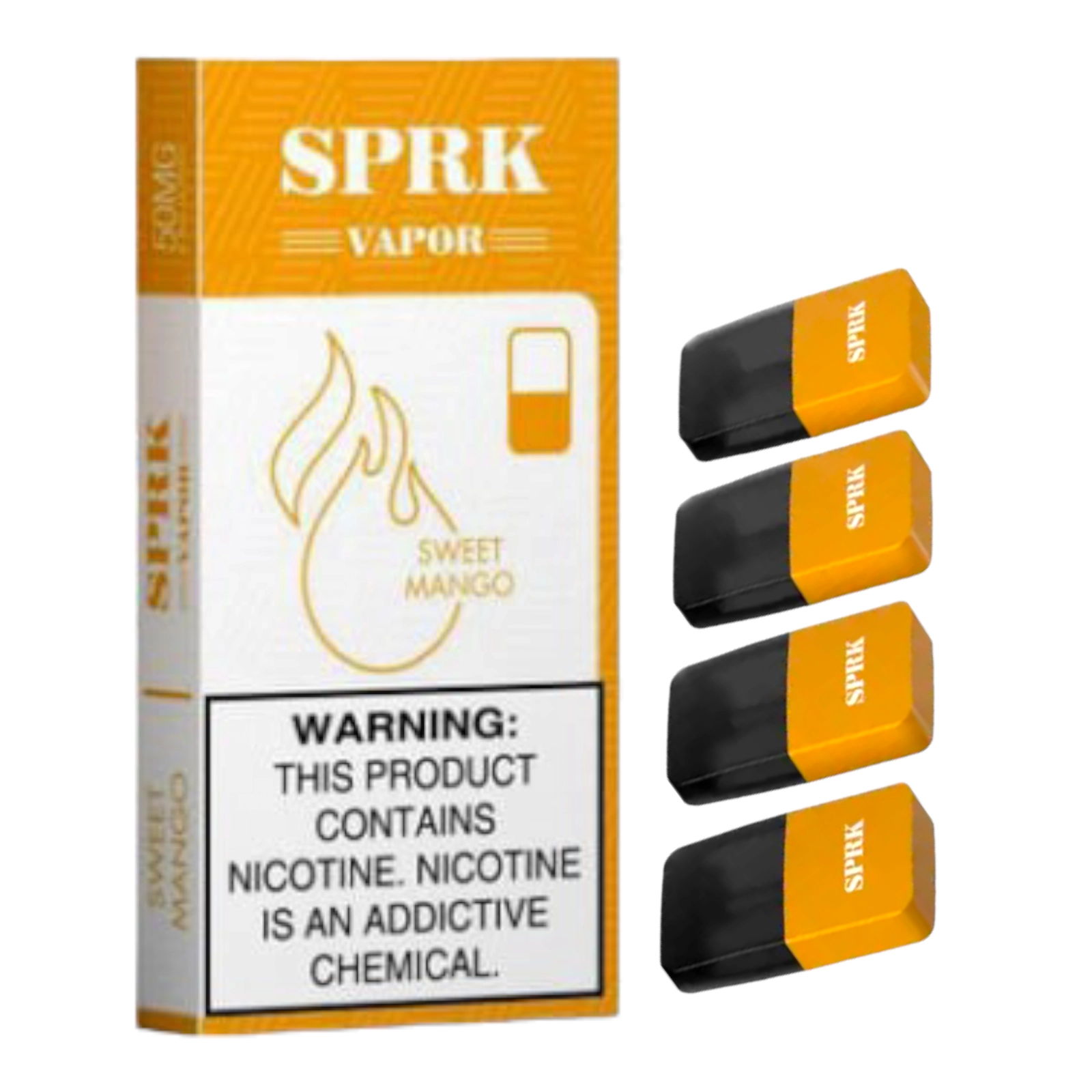 SPRK VAPOR Sweet Mango (Pack of 4)