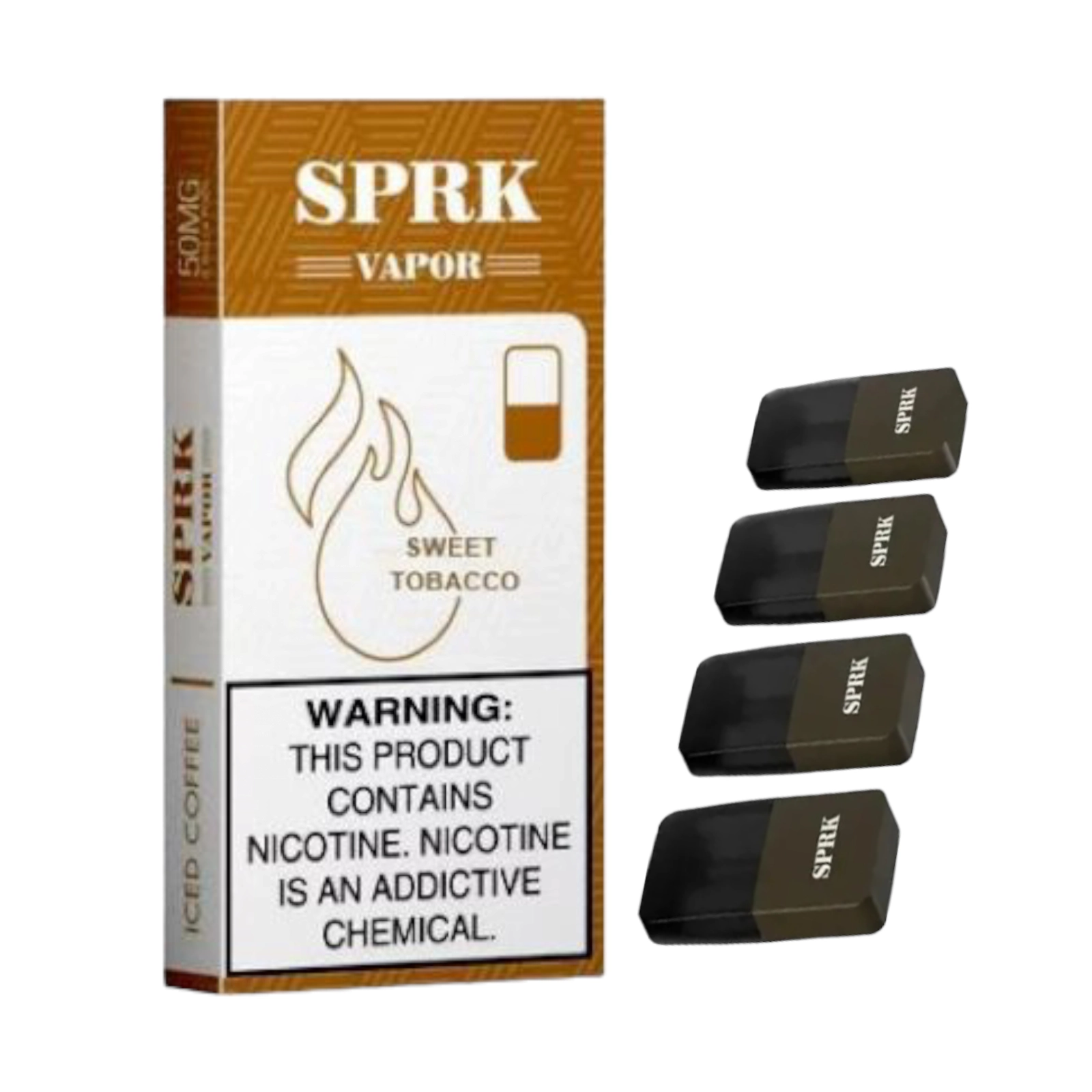 SPRK VAPOR Sweet Tobacco (Pack of 4)