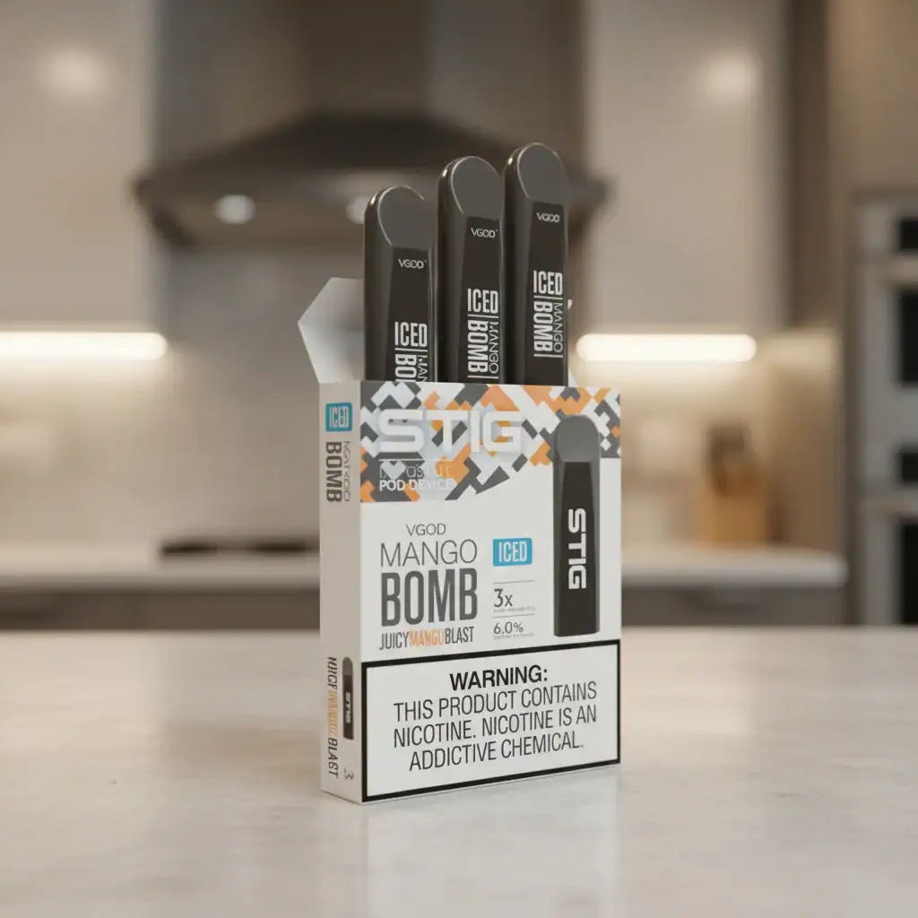 Stig Disposable Mango Bomb ICED VGOD Pod Device