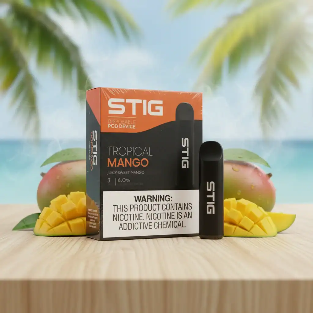 Stig Disposable Tropical Mango VGOD Pod Device