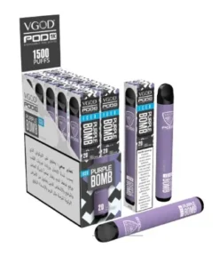 VGOD Pod 1k Iced Purple Bomb Disposable Vape 20mg