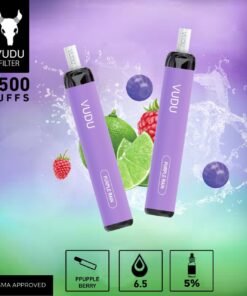 VUDU Filter - Purple Berry Disposable Pod Device (2500 Puffs)