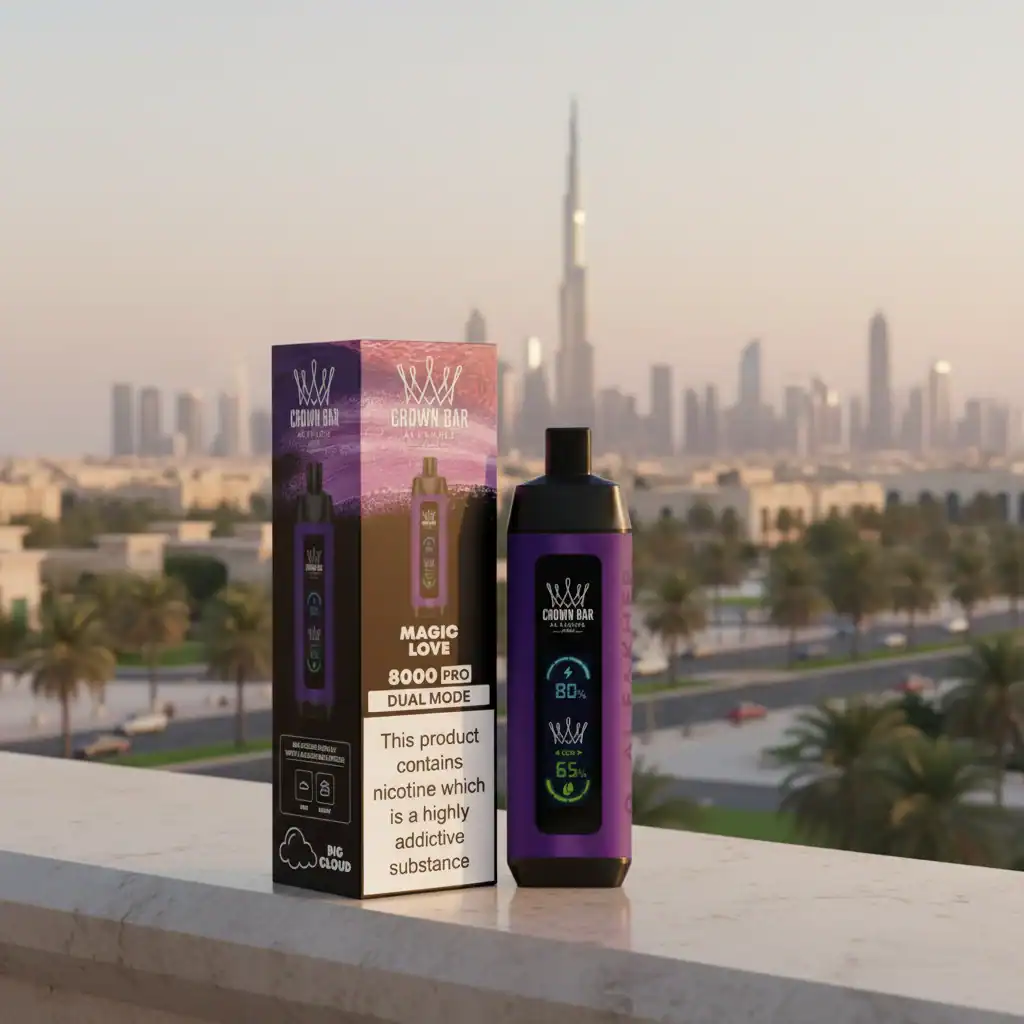 Crown Bar Al Fakher 8000 Puffs – Magic Love Disposable Vape