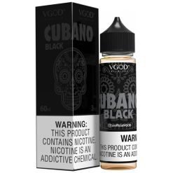 Cubano by VGOD – 60mL (0 mg) Vape Juice – Silver, Brown, and Black Variants - Image 3