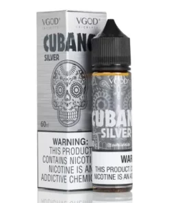 Cubano by VGOD – 60mL (0 mg) Vape Juice – Silver, Brown, and Black Variants - Image 4