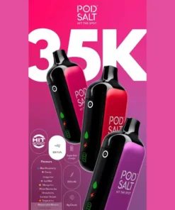 Pod Salt 35000 Puffs Disposable Vape – Long-Lasting Flavor, Type-C Recharge, Premium Performance