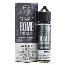 Alternative view of Purple Bomb by VGOD (Iced & Non-Iced) – 60mL (3 mg) – Vape Juice