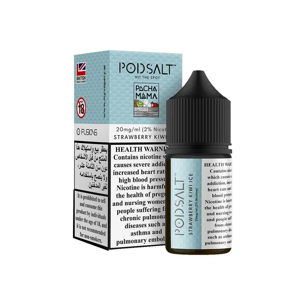 Pod Salt Fusions Strawberry Kiwi Ice 20mg 30ml