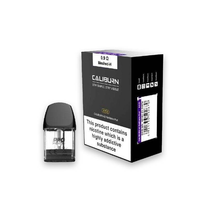 Caliburn A2 AK2 Replacement PODs by UWELL 0.9 Ohm & 0.6 Ohm - Image 3