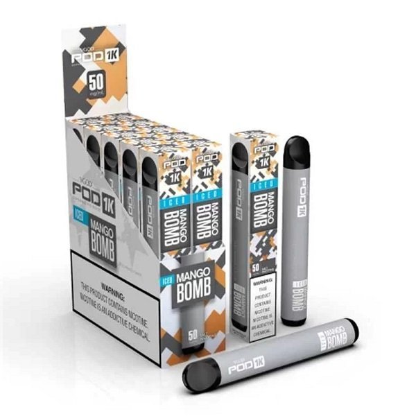 VGOD Pod 1k Iced Mango Bomb Disposable Vape 50mg
