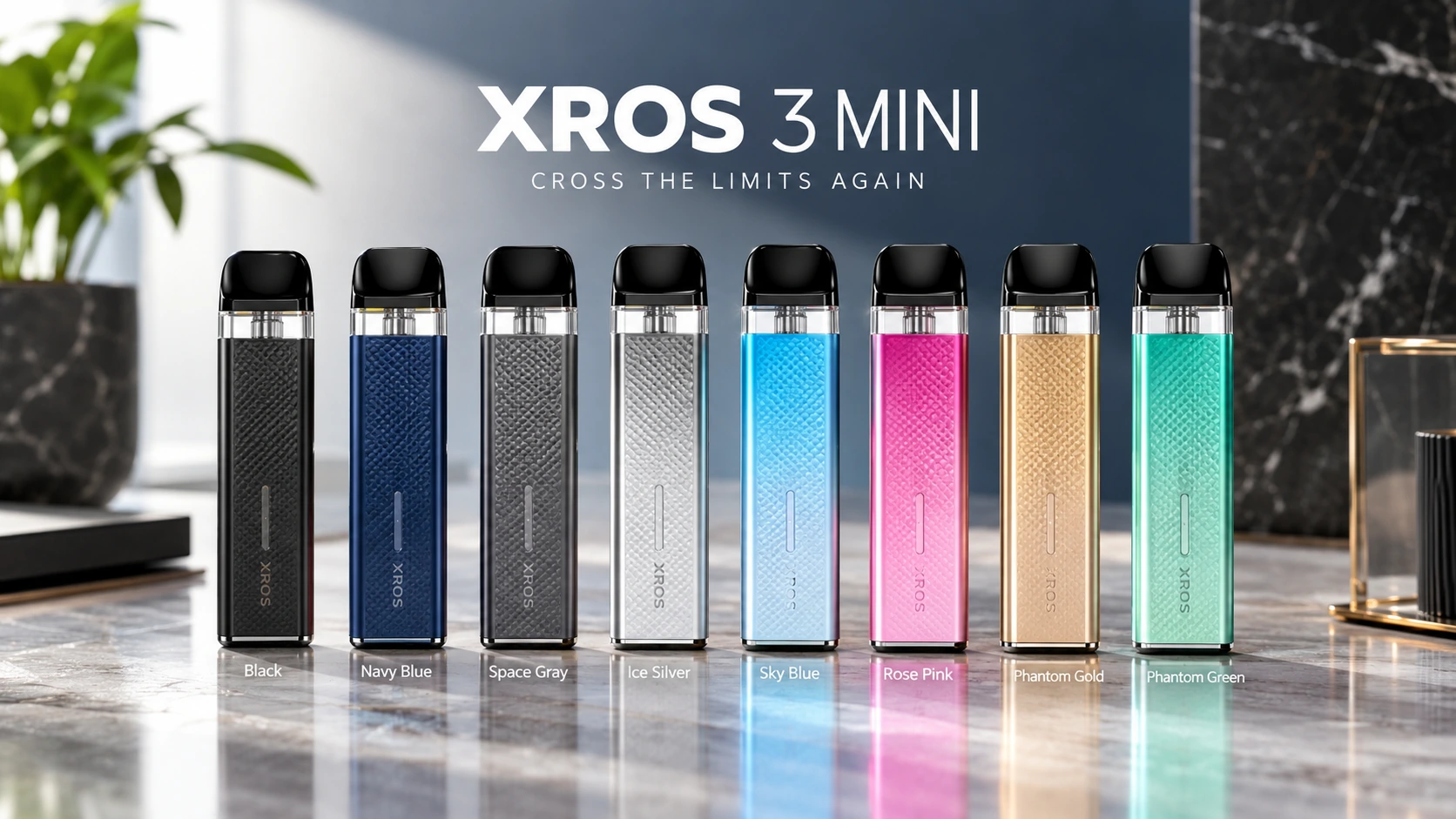 Vaporesso XROS 3 Mini pod kit colour options in the UAE